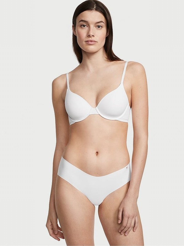 White Victoria Secret Ivory Hipster Underwear | HVGYR9130