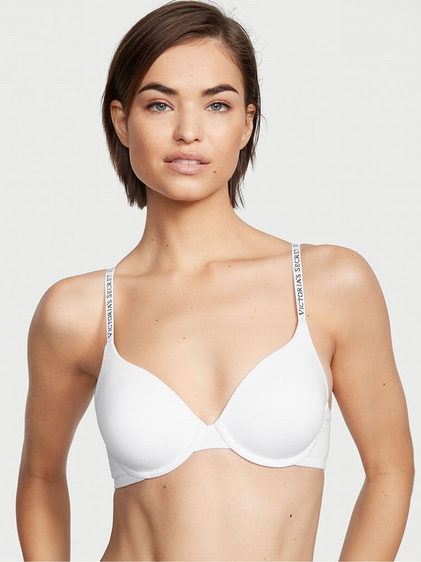 White Victoria Secret Lightly Lined Full Cup Bras | UPXLR7684
