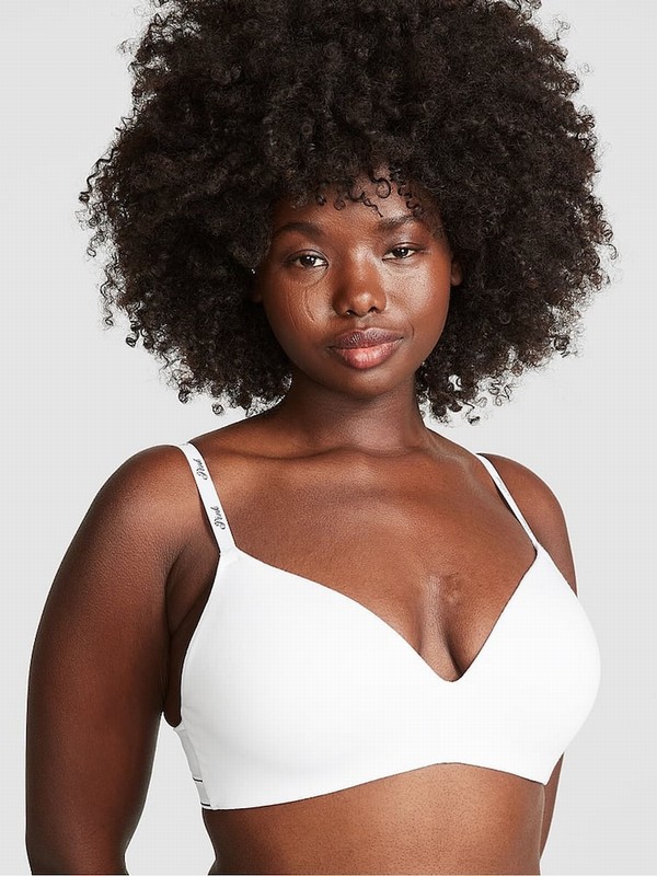 White Victoria Secret Non WiPush Up Bras | RKSOQ6429