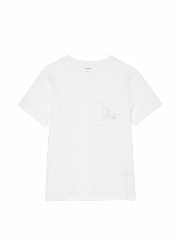 White Victoria Secret Optic Cotton Nightwear | ZUMGI8579