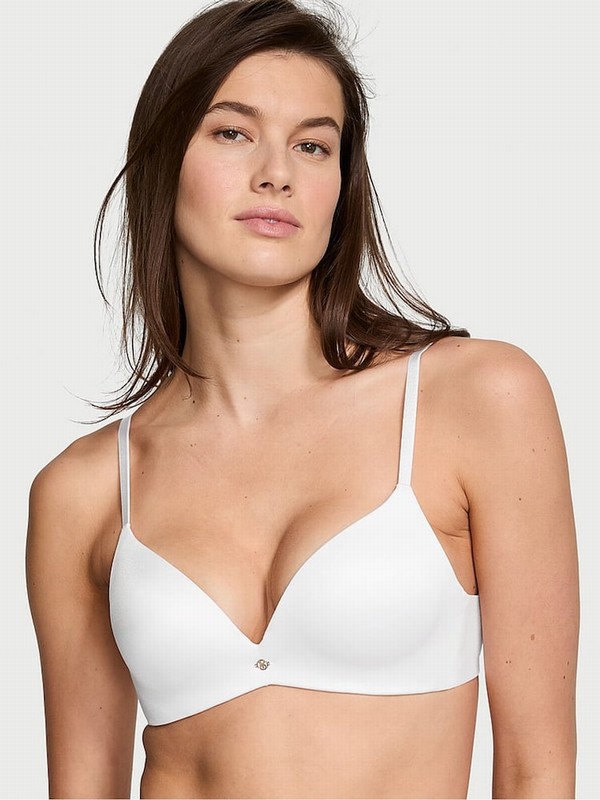 White Victoria Secret So Obsessed Non WiPush Up Bras | BFYQI3951