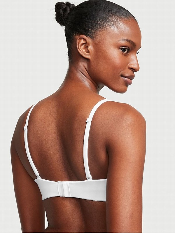 White Victoria Secret Strapless Bras | SJFCX5649