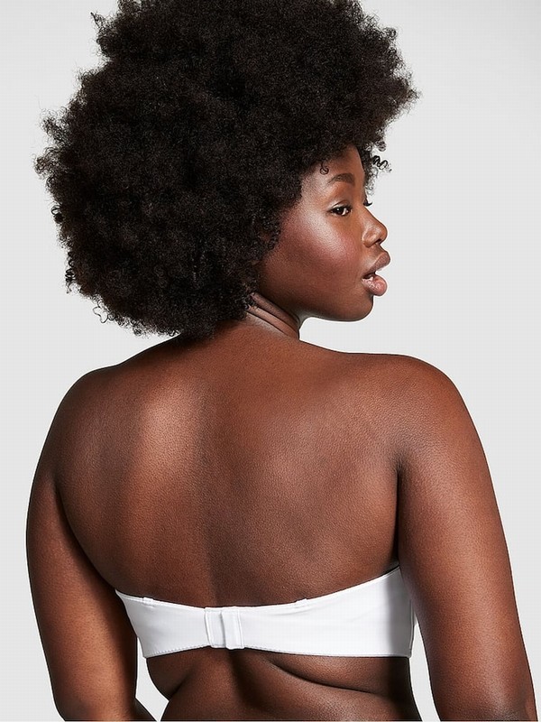 White Victoria Secret Strapless Multiway Push Up Bras | RTAOF7248