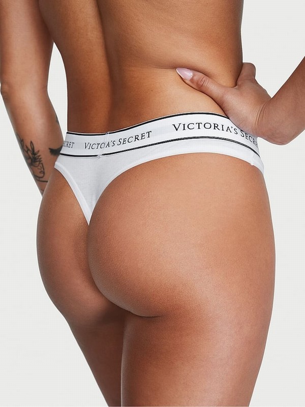 White Victoria Secret Thong Underwear | MLCUO6513