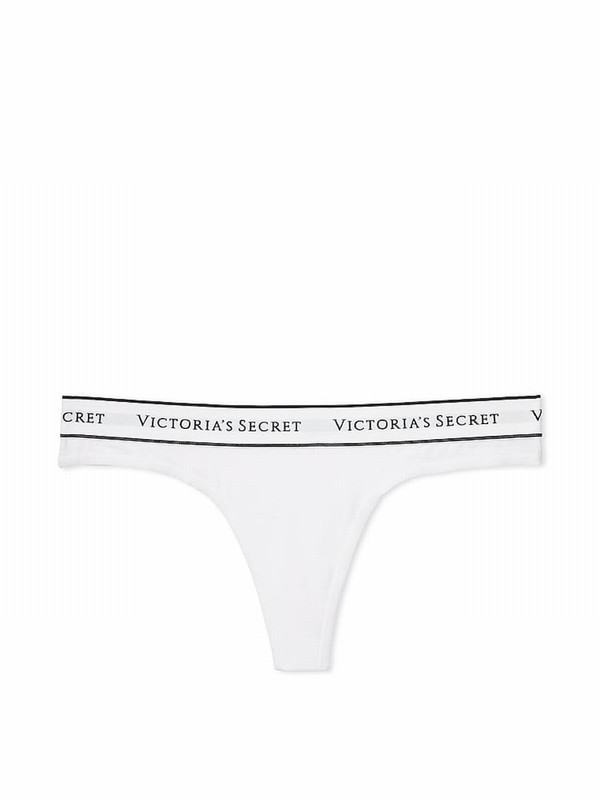 White Victoria Secret Thong Underwear | MLCUO6513