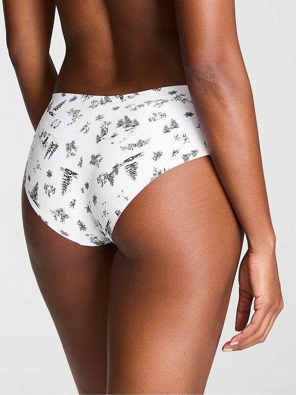 White Victoria Secret Winter Hipster Underwear | WFVIU2534
