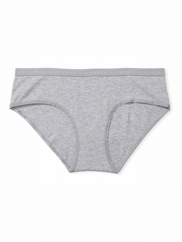 White / Pink / Grey / Blue / Green Victoria Secret Brief Logo 5 Pack Underwear | WVXFH7945