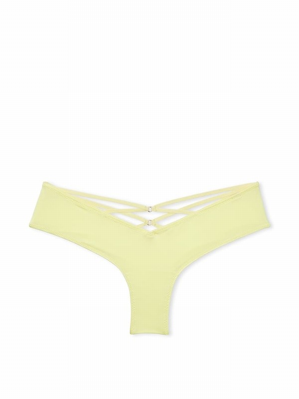 Yellow Victoria Secret Citron Glow Cheeky Underwear | COLGY2764